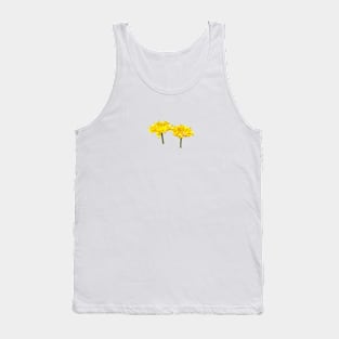 A pair of yellow flowers. No writing Tank Top